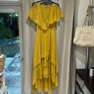 Yellow prom dress